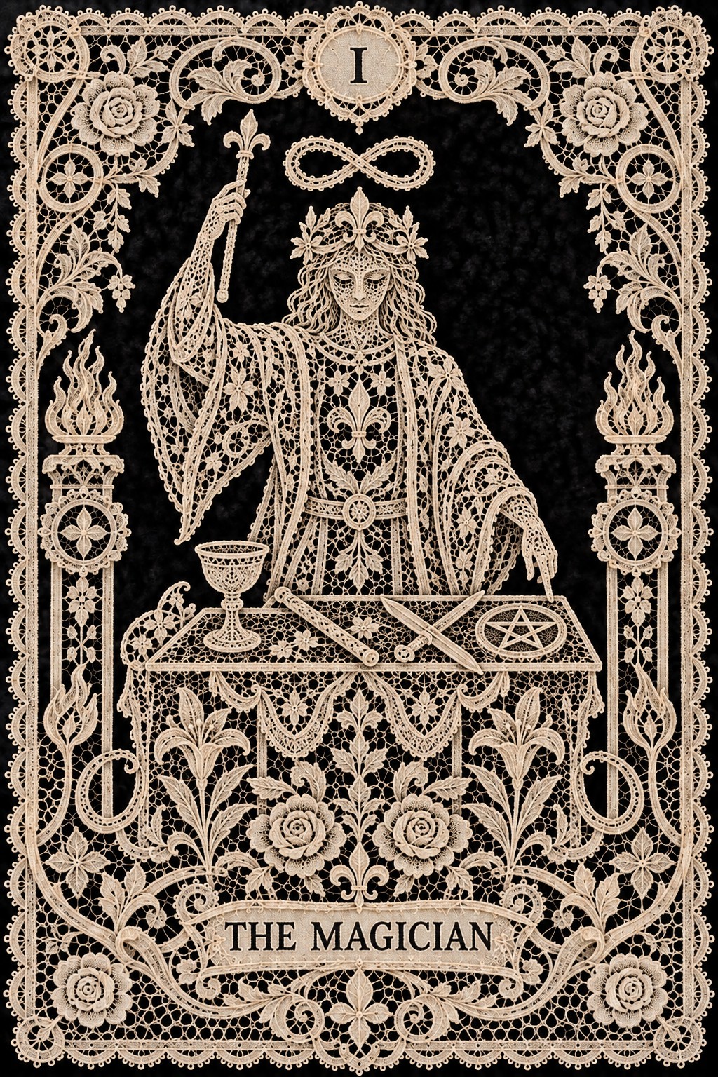 比利時蕾絲編織的魔術師