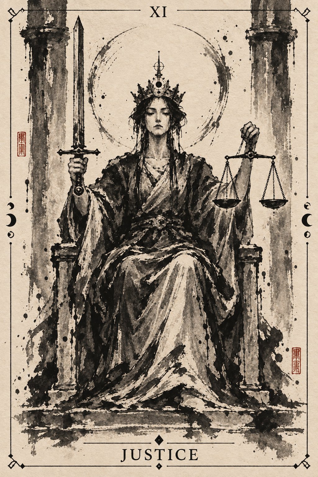 水墨画の正義