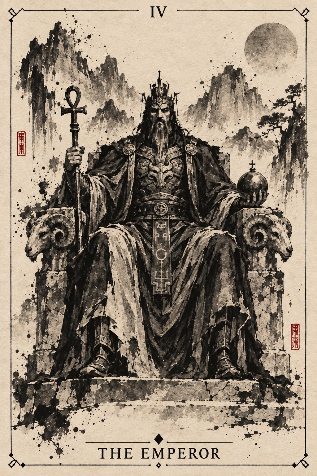 水墨画の皇帝