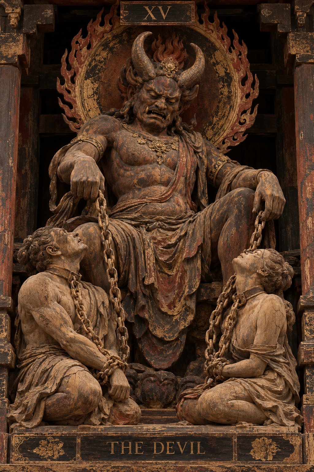 運慶・快慶の木の仏像の悪魔