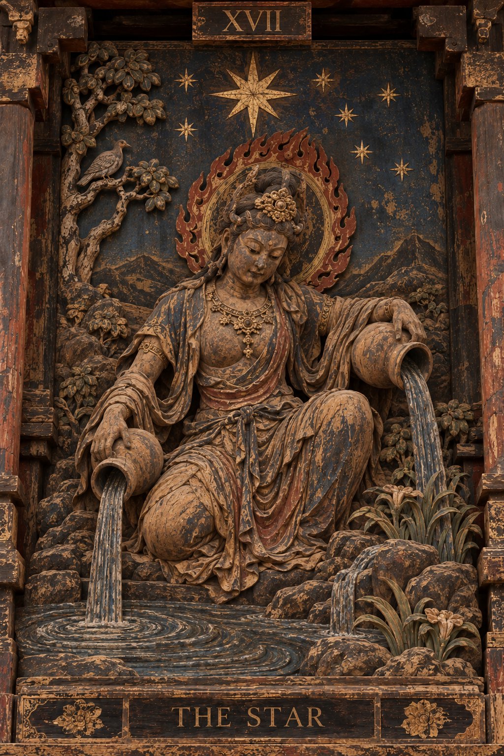 運慶・快慶の木の仏像の星