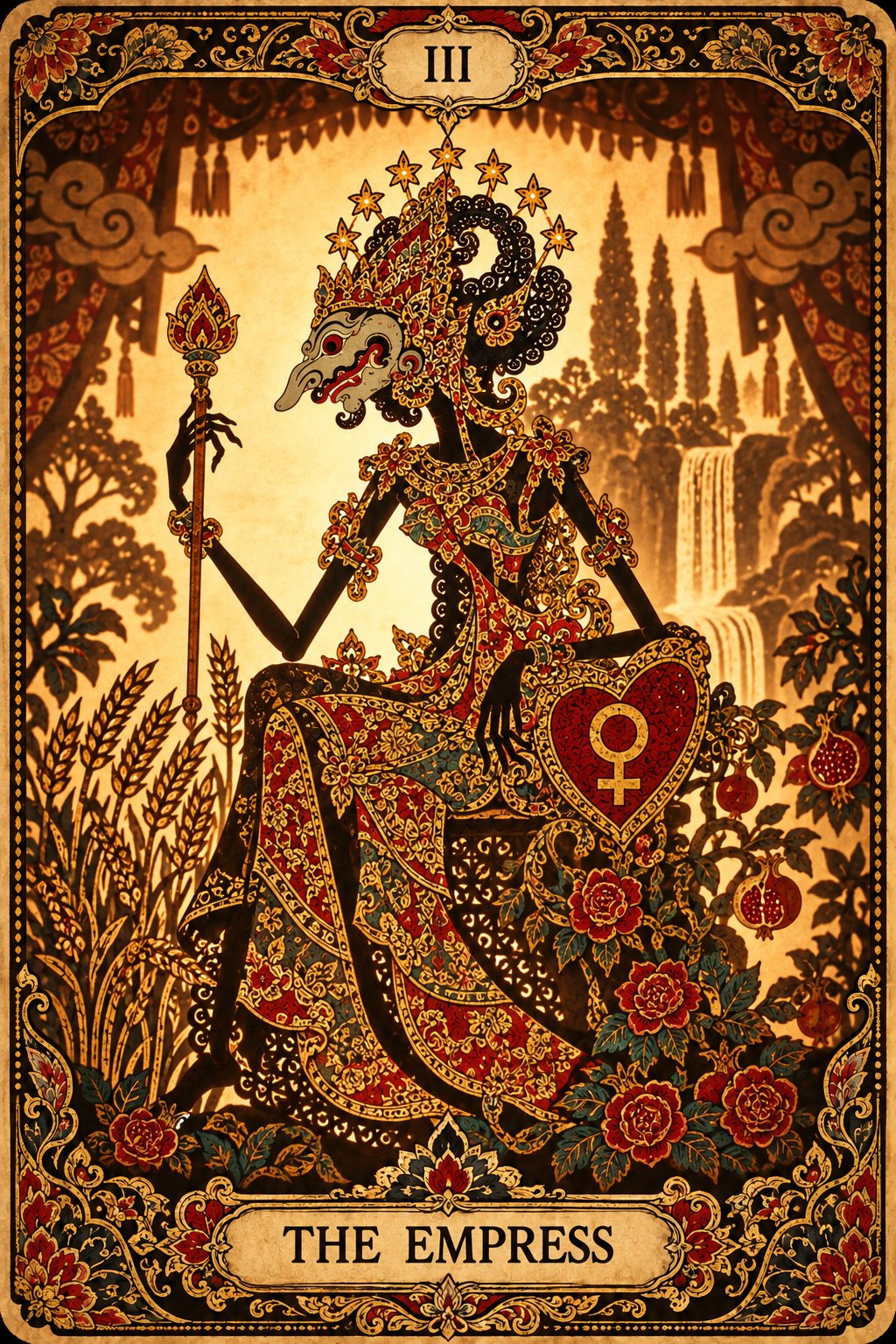 インドネシアの影絵の女帝