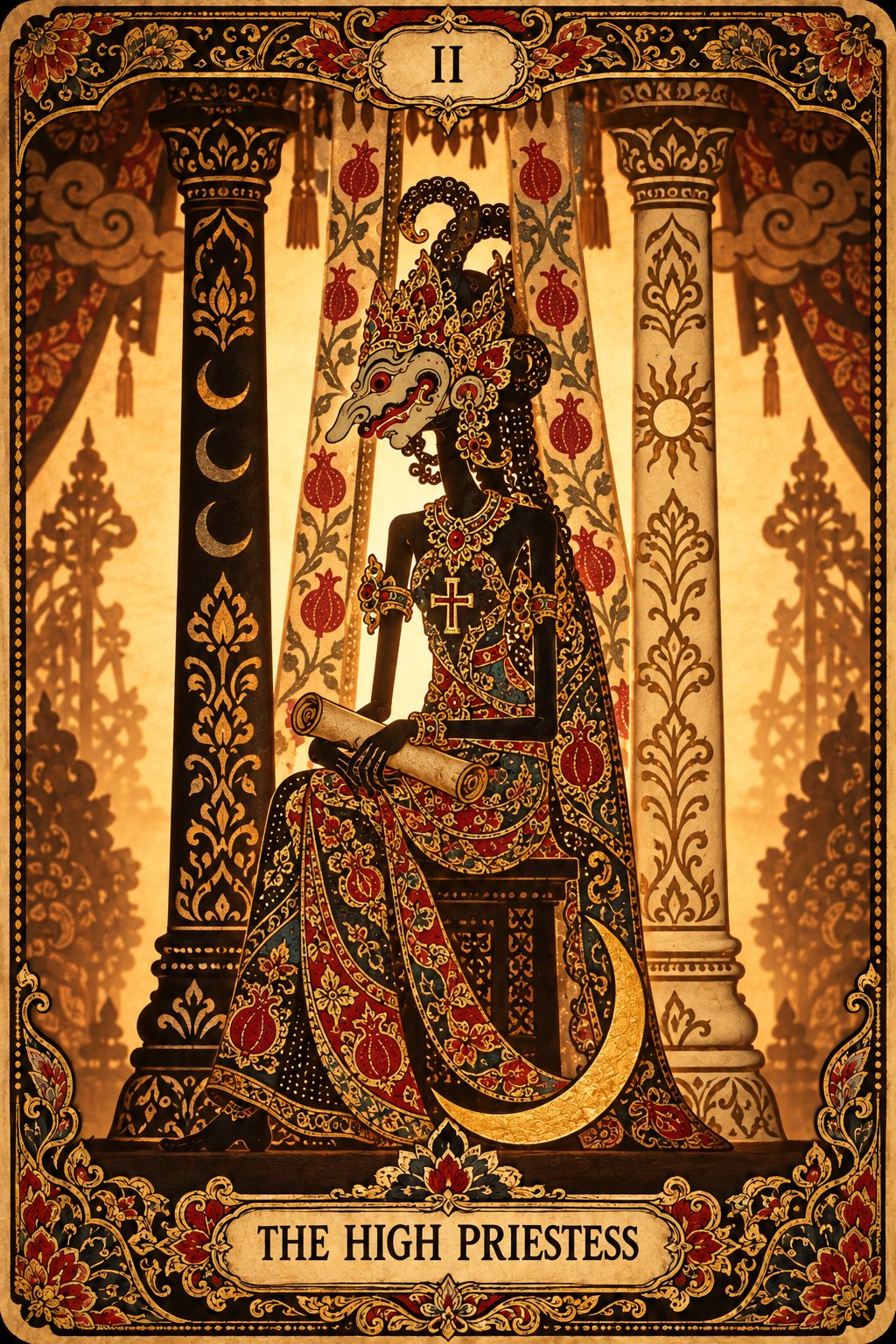 インドネシアの影絵の女教皇