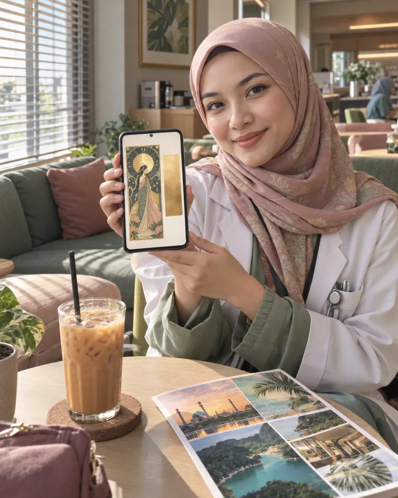 Mhusika wa kubuni. Nur Aisyah binti Rahman, miaka 27, anaishi Shah Alam. Ni mfamasia wa hospitali.