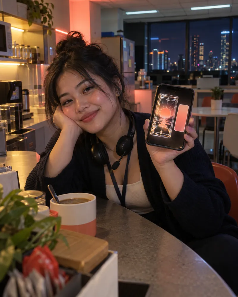 Mhusika wa kubuni. Joanna “Jo” Dela Cruz, miaka 28, anaishi Quezon City. Anafanya zamu za usiku katika kituo cha simu kinachohudumia Marekani.